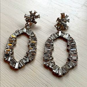 Drop earrings, crystal earrings